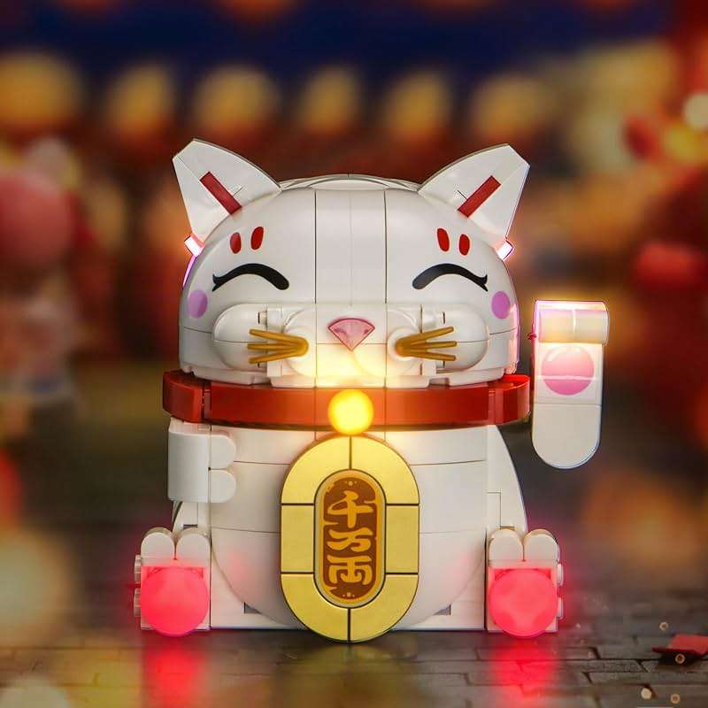 BrickBling LED Light Only, Compatible with Lego Lucky Cat 40813 Building Kit, Light Kit Only, Not Come with Model - Image 6