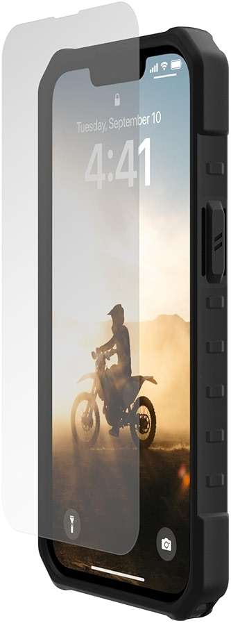 URBAN ARMOR GEAR UAG Designed for iPhone 17e / iPhone 16e Screen Protector Glass Shield Clear - Tempered Glass Anti-Fingerprint Anti-Reflective Bubble Free Ultra HD Scratch Resistant - Image 3