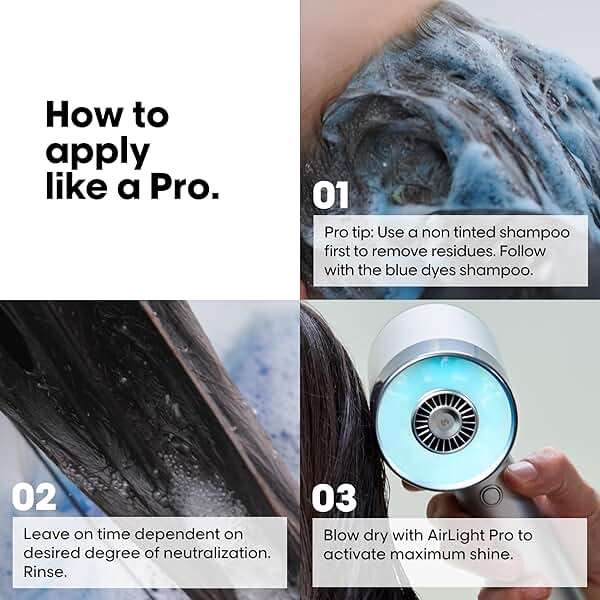 L'Oréal Professionnel Paris Vitamino Color Spectrum Blue Shampoo - Neutralizes Orange Tones, Enhances Shine & Vibrancy, Maintains Day 1 Hair Color, Hydrates & Strengthens Light Brown Hair - Image 6