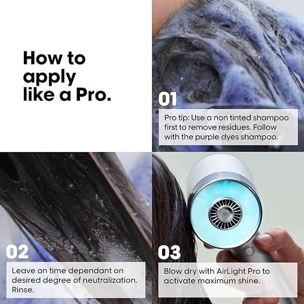 L'Oréal Professionnel Paris Vitamino Color Spectrum Purple Shampoo - Neutralizes Yellow Tones, Enhances Shine & Vibrancy, Maintains Day 1 Hair Color, Hydrates & Strengthens Blonde Hair - Image 6