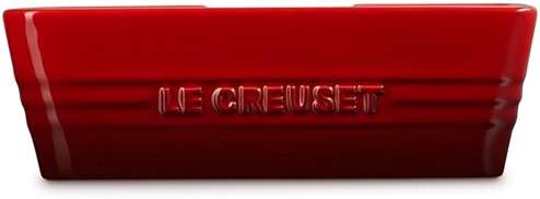Le Creuset Stoneware Signature Cocktail Napkin Holder, 6 ", Cerise - Image 3