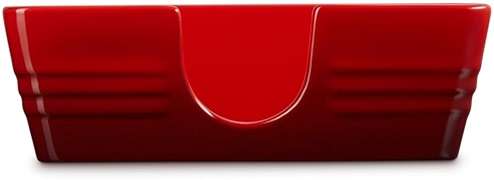 Le Creuset Stoneware Signature Cocktail Napkin Holder, 6 ", Cerise - Image 4