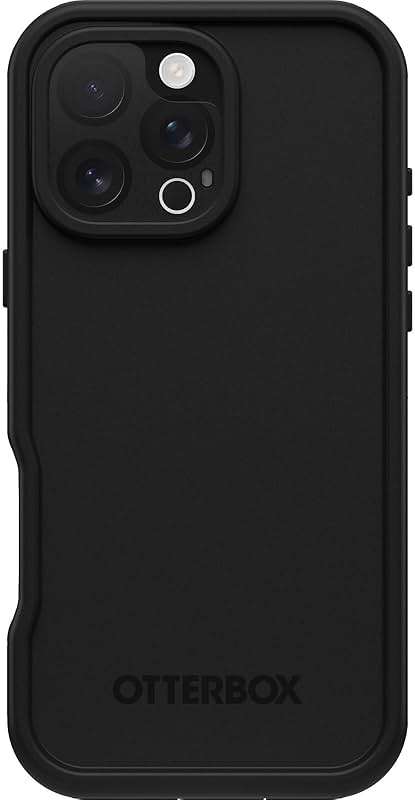 OtterBox iPhone 16 Pro Max FRĒ Series Waterproof Case with MagSafe (Designed by LifeProof) - Black - Waterproof iPhone Case up to 2 Meters, IP68, Phone Case for Swimming/Snorkeling - Image 1