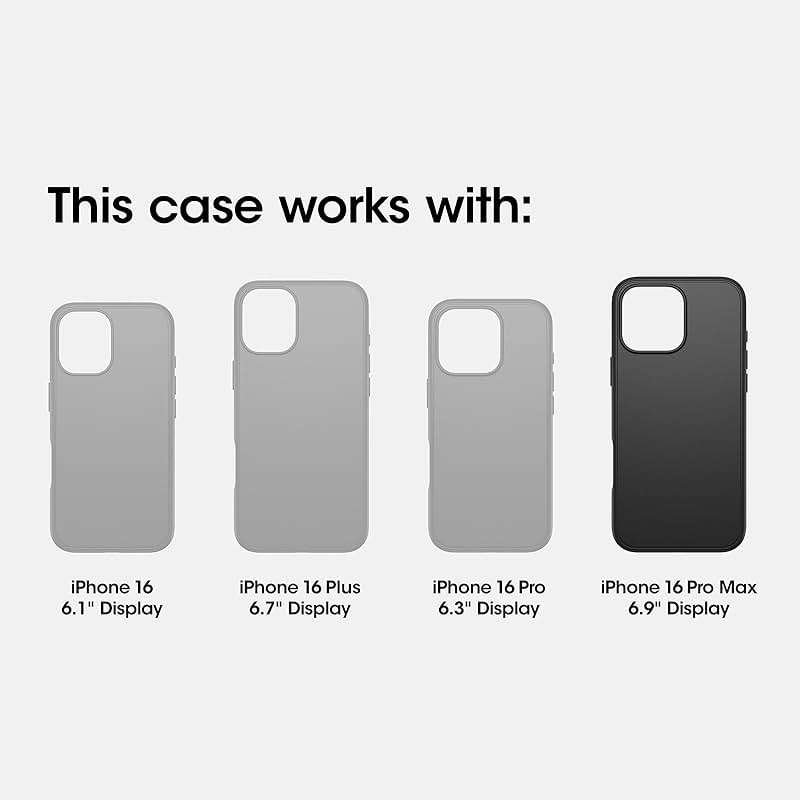 OtterBox iPhone 16 Pro Max FRĒ Series Waterproof Case with MagSafe (Designed by LifeProof) - Black - Waterproof iPhone Case up to 2 Meters, IP68, Phone Case for Swimming/Snorkeling - Image 2