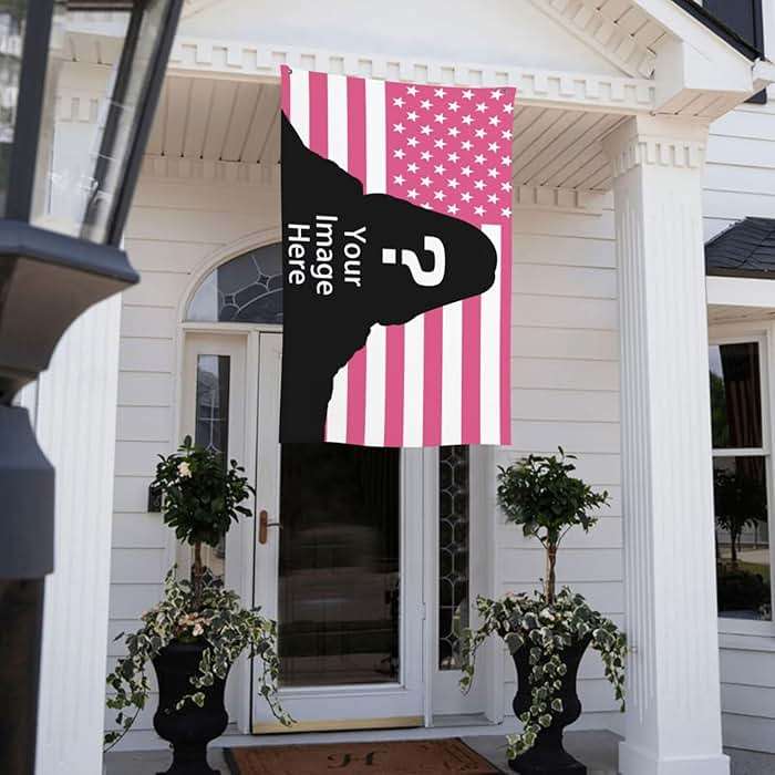 Custom Flag 3x5 Ft Pink Patriotic Decor Room Flag - Image 6