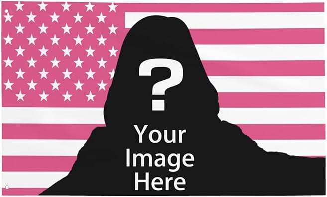 Custom Flag 3x5 Ft Pink Patriotic Decor Room Flag - Image 7