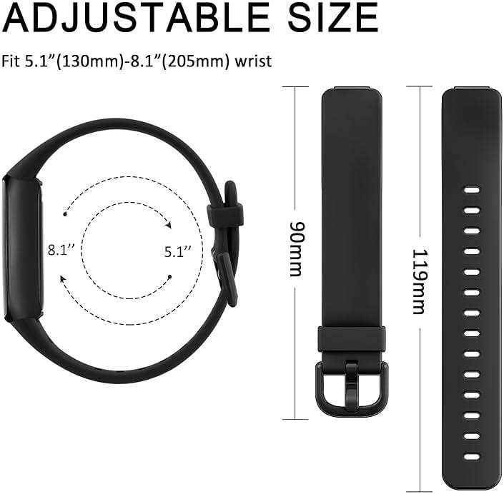 AK Band Compatible with Fitbit Inspire 3 Bands for Women Men, Adjustable Replacement Sport Wristbands Straps for Fitbit Inspire 3 Fitness Tracker - Image 3