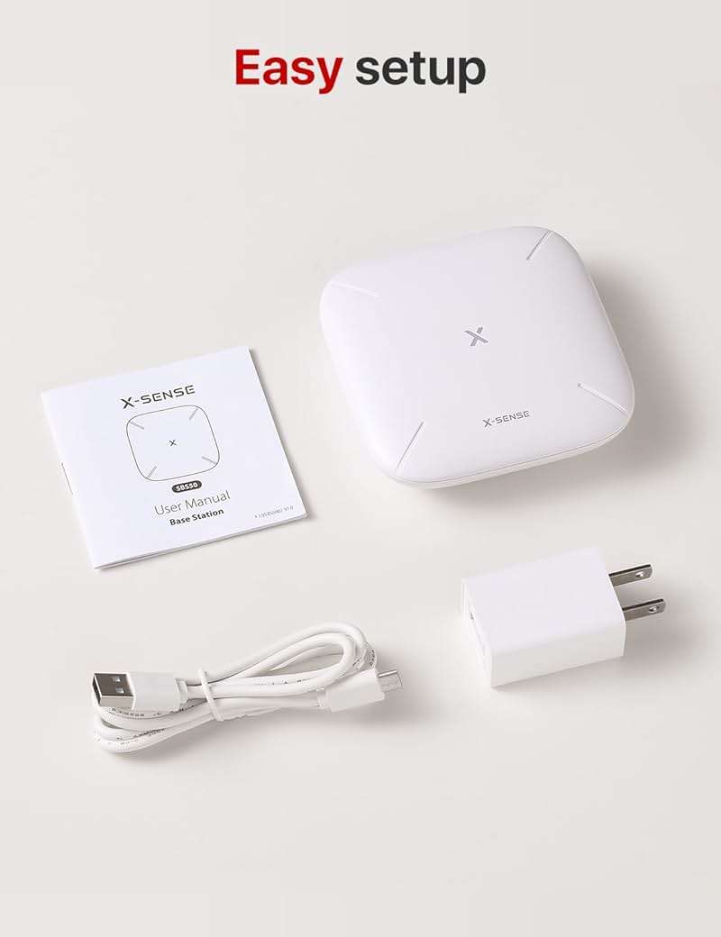 X-Sense Smart Home Base Station, 2.4 GHz Wi-Fi Required, Enhance Your Home Safety Network with Up to 50 Devices, Model SBS50 - Image 6