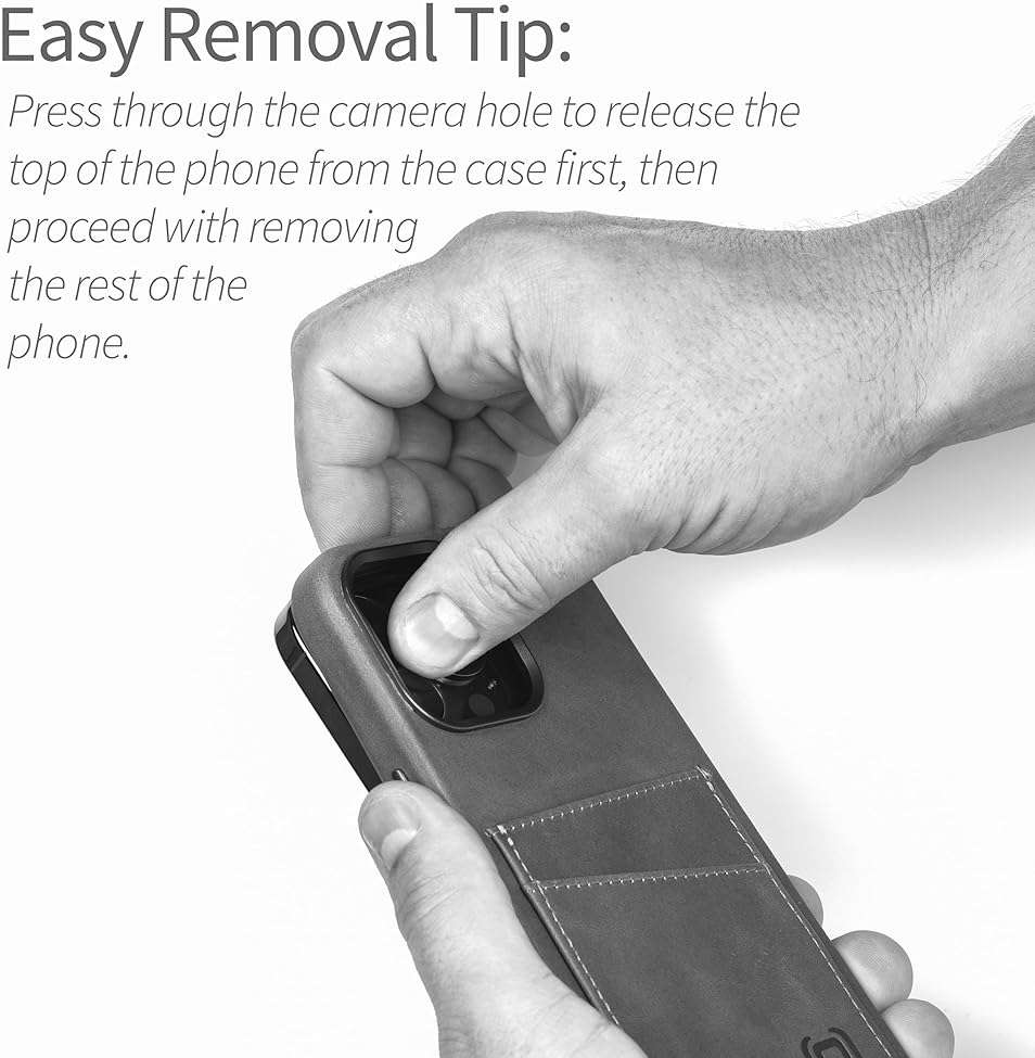 Dockem Genuine Leather Case for iPhone 17e, iPhone 16e, Compatible with MagSafe (MSGL, Brown) - Image 6