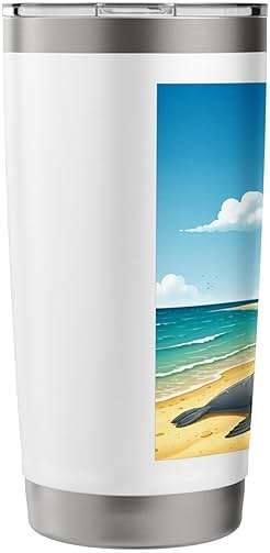 Föhr Nordsee Island Beach Schleswig-Holstein North Frisia Stainless Steel Insulated Tumbler - Image 5