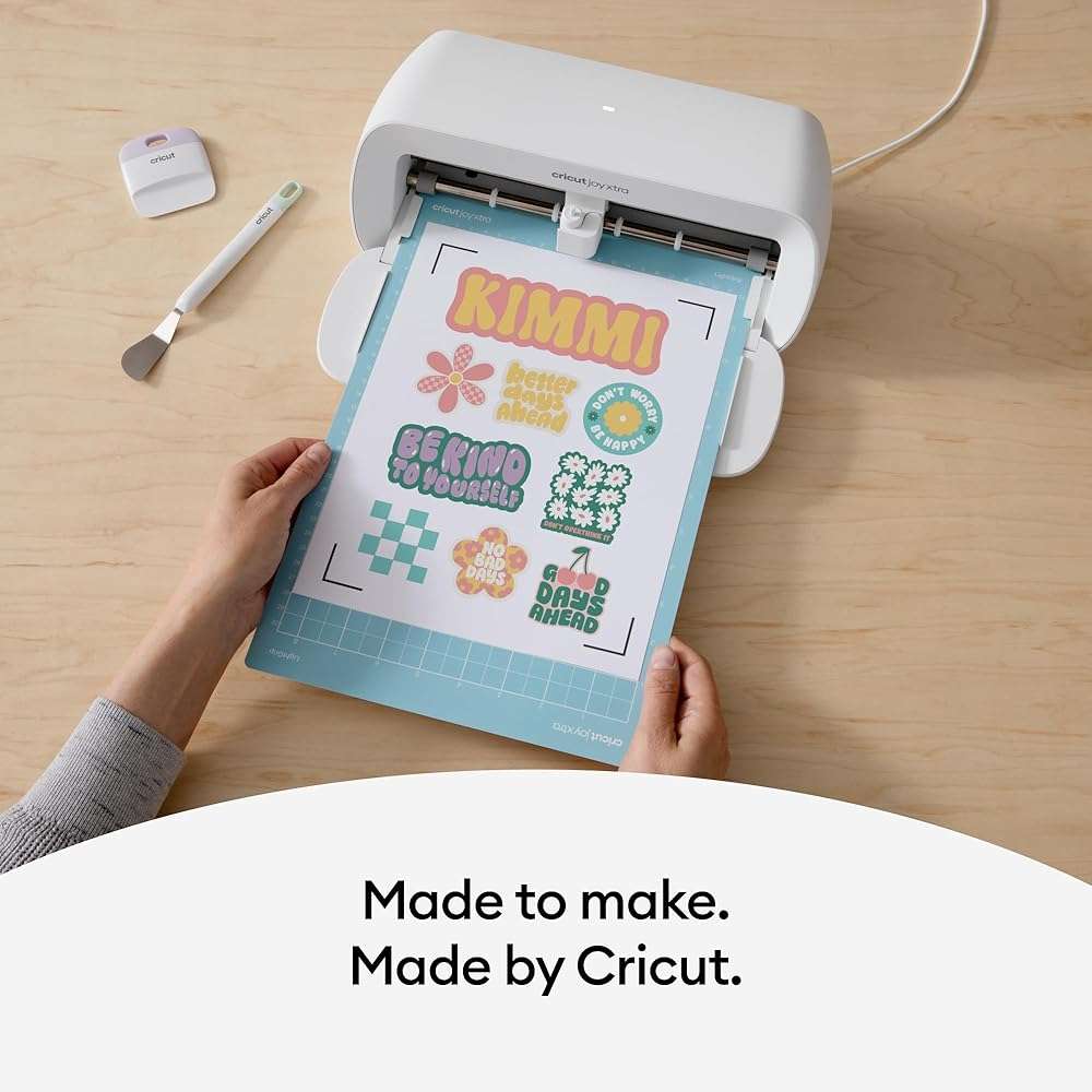 Cricut Sticker Paper (50 White Sheets, 8.5x11), Printable Stickers For Inkjet Printers - Works with Joy Xtra, Explore, & Maker Machines - Image 2