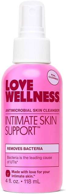 Love Wellness Intimate Skin Support I FDA-Cleared Cleanser Spray I Removes Buildup & Soothes Irritated Skin, Hypochlorous Acid Formula, pH Balanced & Fragrance Free, 4 fl oz - Image 1