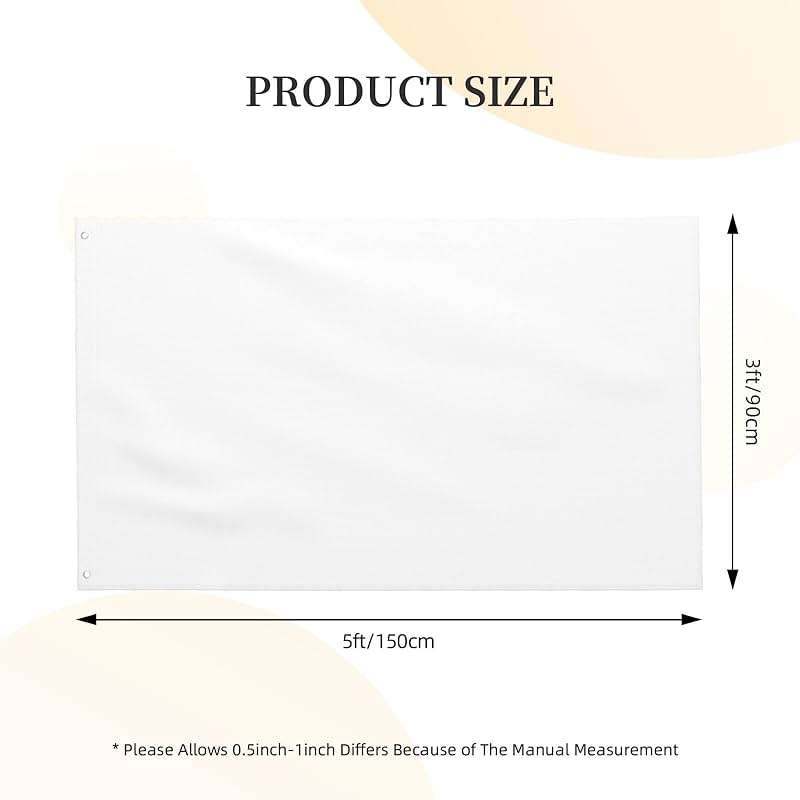 Customize America Flag 3x5 Ft Photo Text Personalized, Customizable American Flag Double-sided Printing Flags, Personalized Flag Customized Flags American Flags, White No Custom for DIY - Image 3