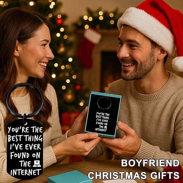 Coolvy Valentines Day Gifts for Him Drive Safe Keychains for Boyfriend Husband Birthday Anniversary Christmas Gifts From Wife (I love your face) - Image 2