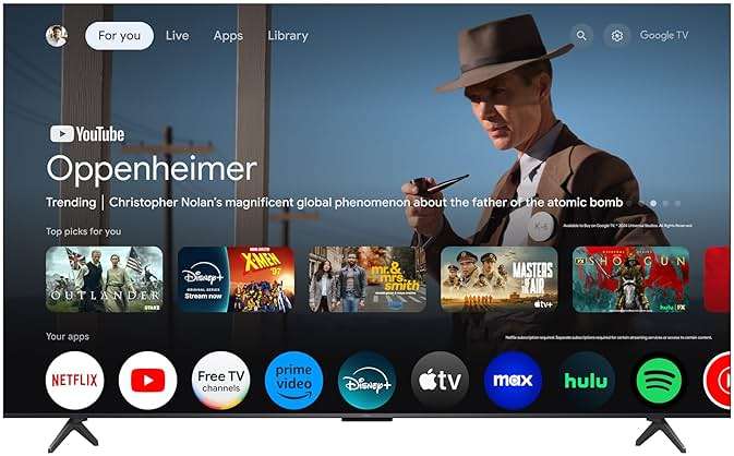 TCL 65 Inch Class QM6K Series | Mini LED QLED 4K HDR | 65QM6K, 2025 Model | 120HZ-144HZ High Brightness Smart Google TV Dolby Atmos Onkyo Audio | Voice Remote Alexa Gaming Streaming Television - Image 19