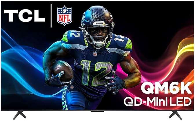 TCL 65 Inch Class QM6K Series | Mini LED QLED 4K HDR | 65QM6K, 2025 Model | 120HZ-144HZ High Brightness Smart Google TV Dolby Atmos Onkyo Audio | Voice Remote Alexa Gaming Streaming Television - Image 20