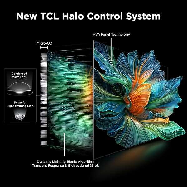 TCL 65 Inch Class QM6K Series | Mini LED QLED 4K HDR | 65QM6K, 2025 Model | 120HZ-144HZ High Brightness Smart Google TV Dolby Atmos Onkyo Audio | Voice Remote Alexa Gaming Streaming Television - Image 6