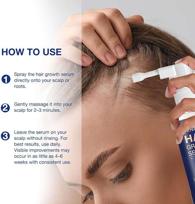 VENANOCI Hair Growth Serum Spray: with Rosemary, Biotin, Batana Oil & Rice Water – Natural Anti-Hair Loss Treatment for Thinning Hair – Promotes Thicker, Fuller Hair for Women & Men – All Hair Types - Image 7