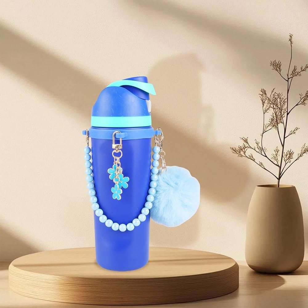 Lestp Water Bottle Accessories for Owala Stanley Cup Accessories Set Hot Pink Water Bottle Handle Strap Decoration Cute Tumbler Cup Accessories Set for Women Water Bottle Holder with Strap - Image 7