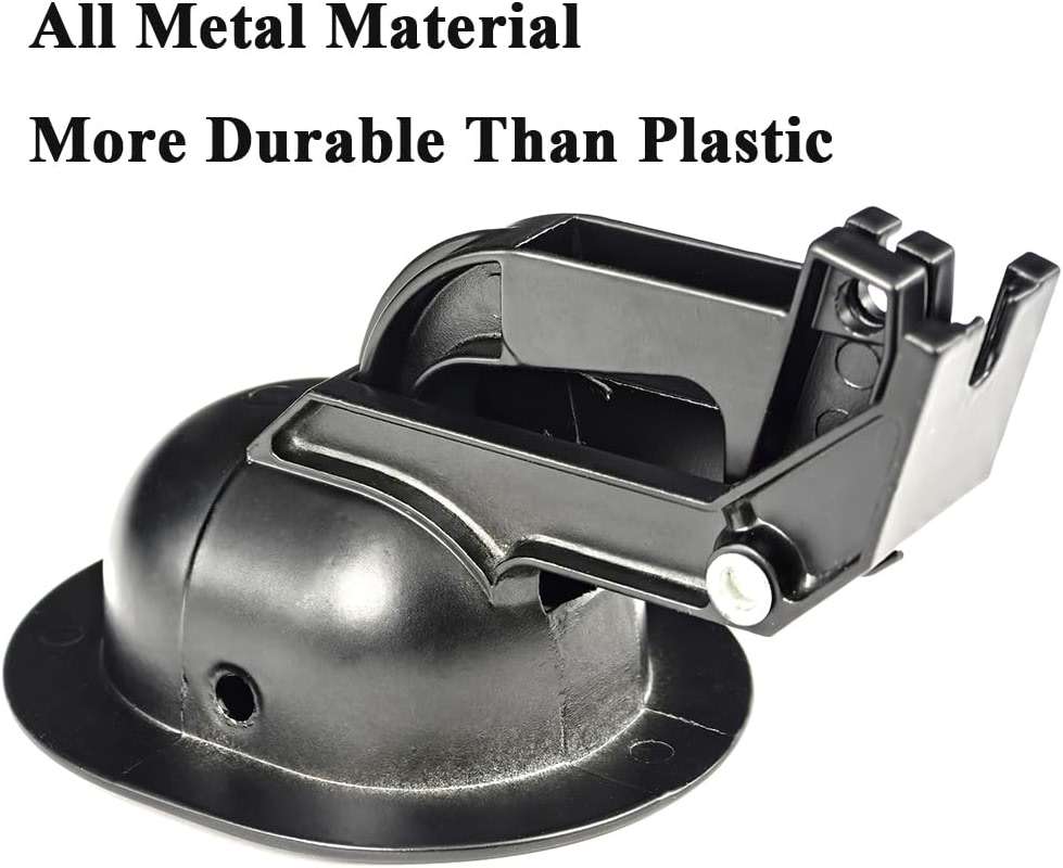 TeBeiDe Universal Durable Metal Recliner Handle Replacement Sofa Couch Chair Recliner Release Pull Handle Replacement Fit for Ashley and Most Recliner Sturdy Oval Handle Size 3"x 3.5" Repair Part - Image 5