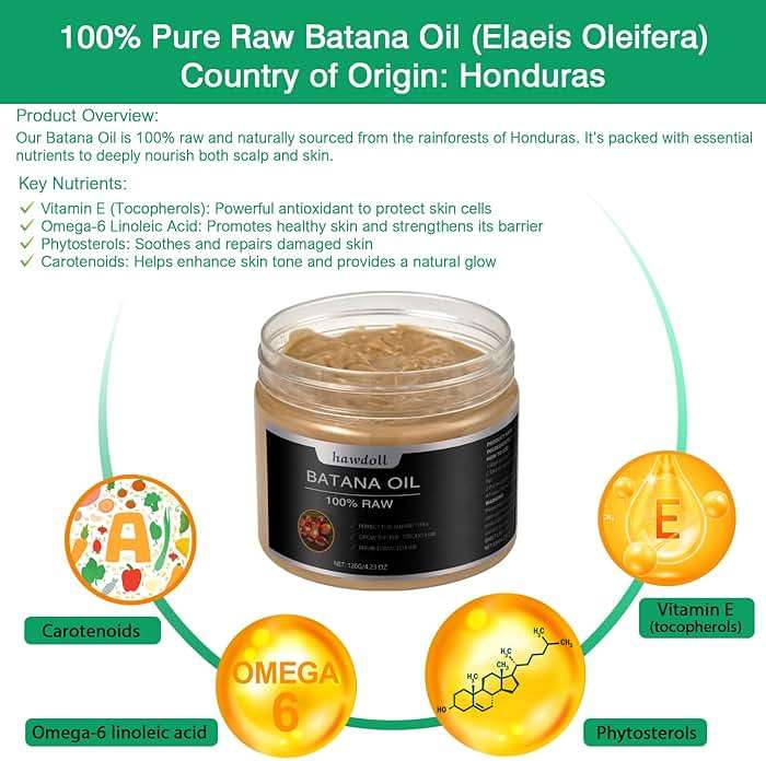 hawdoll Batana oil Hair Treatment Oil for Deep Nourishment and Care - Image 2