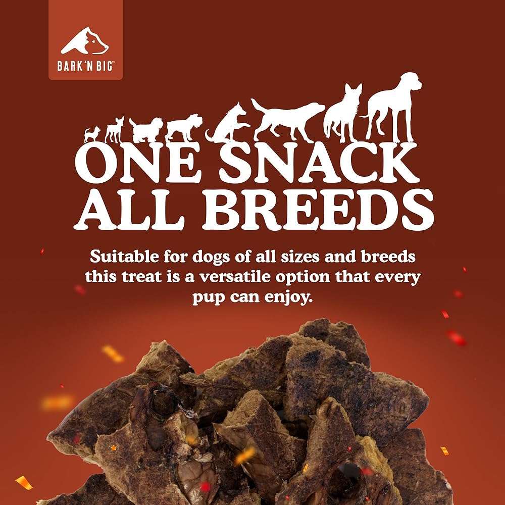 BARK'N BIG Bison Dog Treats - Single Ingredient Lung Dog Treats - Made & Sourced in USA - Dehydrated Bison, High Protein, Low Fat, Easily Digestible for Dogs with Sensitive Stomachs - 5 oz - Image 5