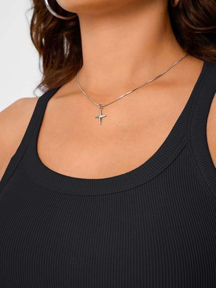 Trendy Queen Women's Tank Tops Crop Camisole Summer Fashion Sleeveless Ribbed Workout Basic Going Out Gym Spring Clothes 2026 - Image 5