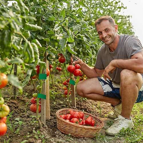 Hendont Green Garden Tie,Plant Ties for Climbing Plants,17FT Plant Supports for Effective Growing,Reusable and Adjustable,Plant Ties for Branches Flowers Tomatoes Indoor Outdoor Greenhouse - Image 2