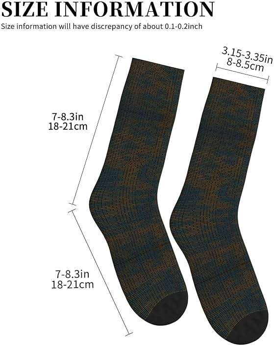 QASNLU Programming Code 1 print Mid tube sports socks for men and women breathable comfortable socks running - Image 5