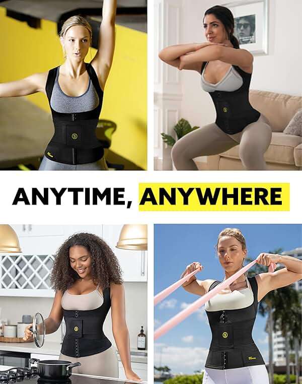 HOT SHAPERS Cami Waist Cincher & Waist Trainer – Hourglass Essentials Neoprene Sweat Vest for Body Sculpting & Core Support - Image 6