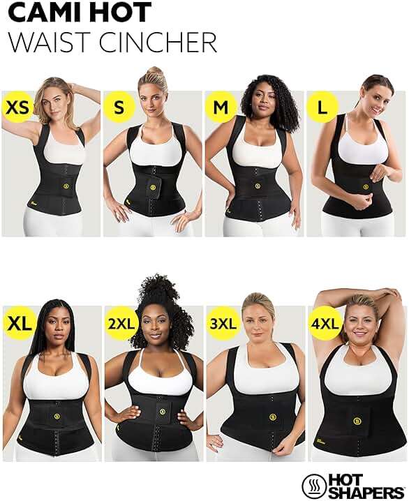 HOT SHAPERS Cami Waist Cincher & Waist Trainer – Hourglass Essentials Neoprene Sweat Vest for Body Sculpting & Core Support - Image 8
