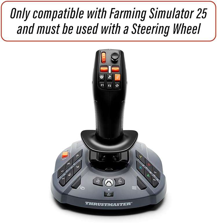 Thrustmaster SimTask FarmStick Joystick for Farming Simulator 25, Xbox Series X|S & PC – Multifunctional Farming Simulator Controller with 3-Axis Precision - Image 2