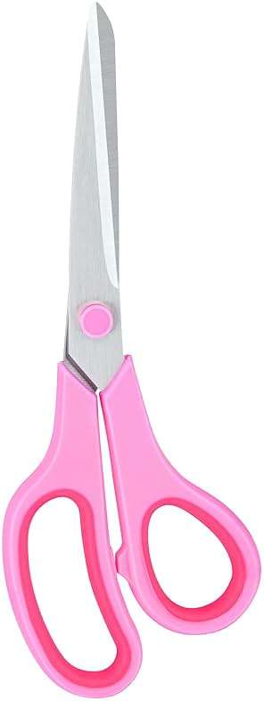 Pink Scissors for Office School Home Craft Fabric Sewing Supplies, 8 Inch (1 Pack) - Image 6