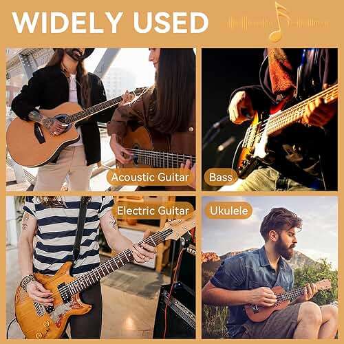 PEASUG 120 Pcs Colorful Guitar Picks, 3 Different Thickness Celluloid Guitar Pick, Abstract Art Pics Plectrum for Acoustic Electric Guitar, Ukulele, Bass(0.46mm, 0.71mm, 0.96mm, Color Random) - Image 7