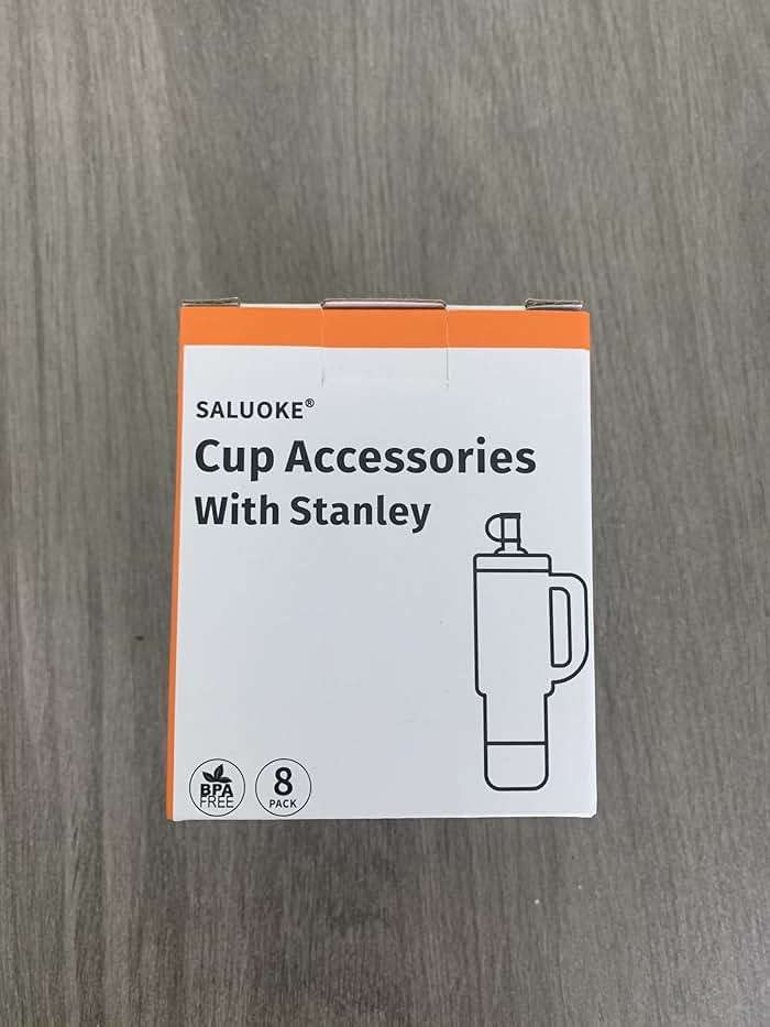 Stanley Cup Accessories 8 Pcs, Including 2 Straw Cover Cap, 2 Square Spill Stopper, 2 Round Leak Stopper, 2 Pcs Silicone Boot for Stanley Cup 2.0 40/30oz/Tumbler and IceFlow (Plum) - Image 9