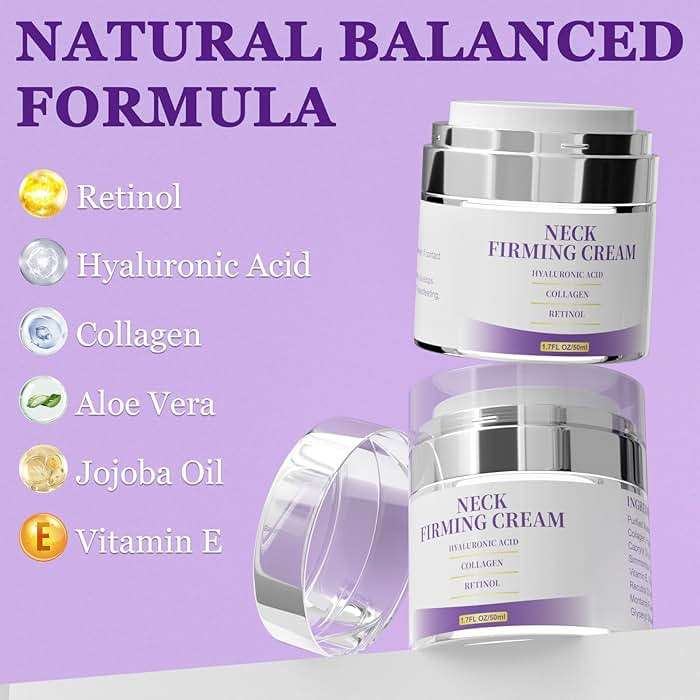 Retinol Serum Cream for Face, Anti Aging Face Moisturizer for Face Tightening and Firming, Day & Night Moisturizing with Collagen, Hyaluronic Acid for Sagging Skin, Wrinkle, 1.7 Fl OZ - Image 5