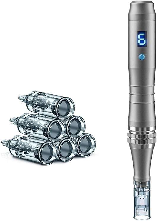 Microneedling Stamp Pen, Derma Stamp Pen, 0.25mm DermaStamp System, Derma Roller Alternative, Microneedle Micro Needle Skin Care Tool for Men Women Home Use - Image 8