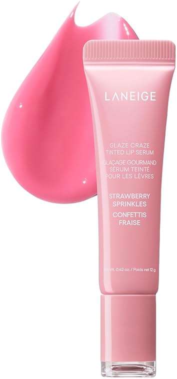 LANEIGE Glaze Craze Tinted Lip Serum: Hydrating Lip Serum for Glossy, Nourished Lips with Plumping Polypeptides - Image 1