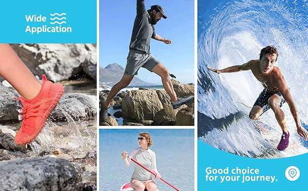 Water Shoes Women Quick-Dry Aqua Sock Barefoot for Beach Swim River Lake Pool Surfing Kayaking - Image 7