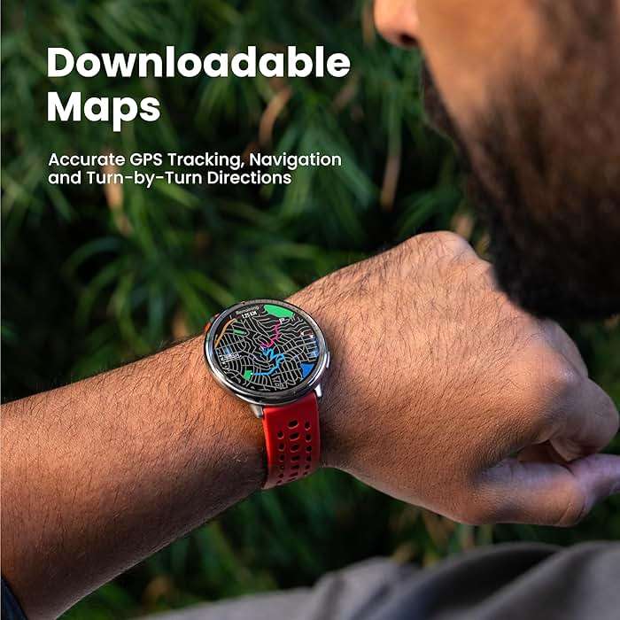 Amazfit Active 2 Sport Smart Watch Fitness Tracker for Android and iPhone, 44mm, 10 Day Battery, Water Resistant, GPS Maps, Sleep Monitor, 160+ Workout Modes, 400 Face Styles, Silicone Strap, Free App - Image 5