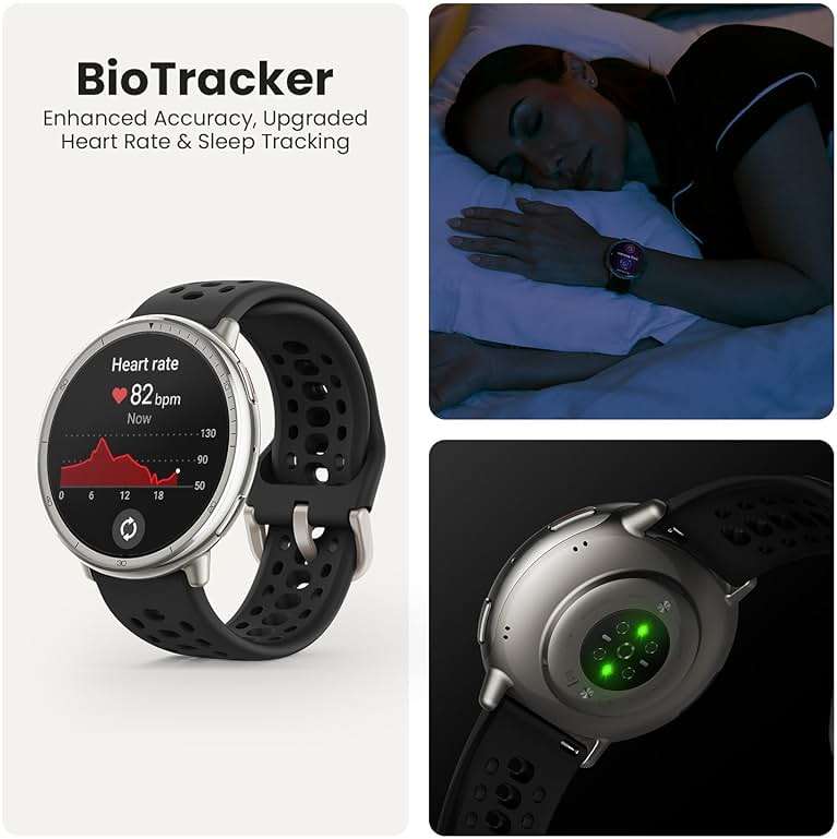 Amazfit Active 2 Sport Smart Watch Fitness Tracker for Android and iPhone, 44mm, 10 Day Battery, Water Resistant, GPS Maps, Sleep Monitor, 160+ Workout Modes, 400 Face Styles, Silicone Strap, Free App - Image 6