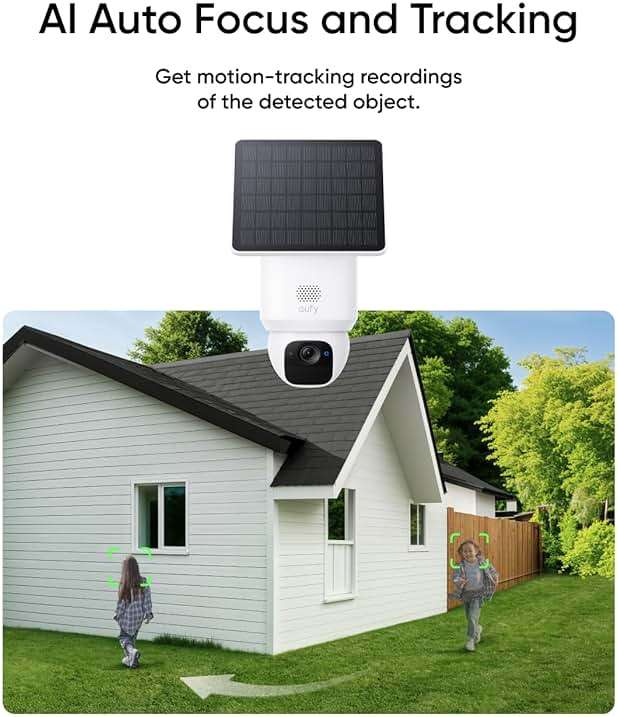 eufy Security SoloCam E30, 4-Cam Pack Kit, Security Cameras Wireless Outdoor, Solar Camera Outdoor Wireless, 360° Pan, AI Tracking, 2K Clarity, No Monthly Fee, Built-in Local Storage (Up to 16TB) - Image 3