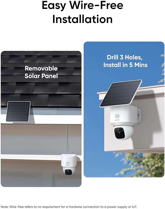 eufy Security SoloCam E30, 4-Cam Pack Kit, Security Cameras Wireless Outdoor, Solar Camera Outdoor Wireless, 360° Pan, AI Tracking, 2K Clarity, No Monthly Fee, Built-in Local Storage (Up to 16TB) - Image 5