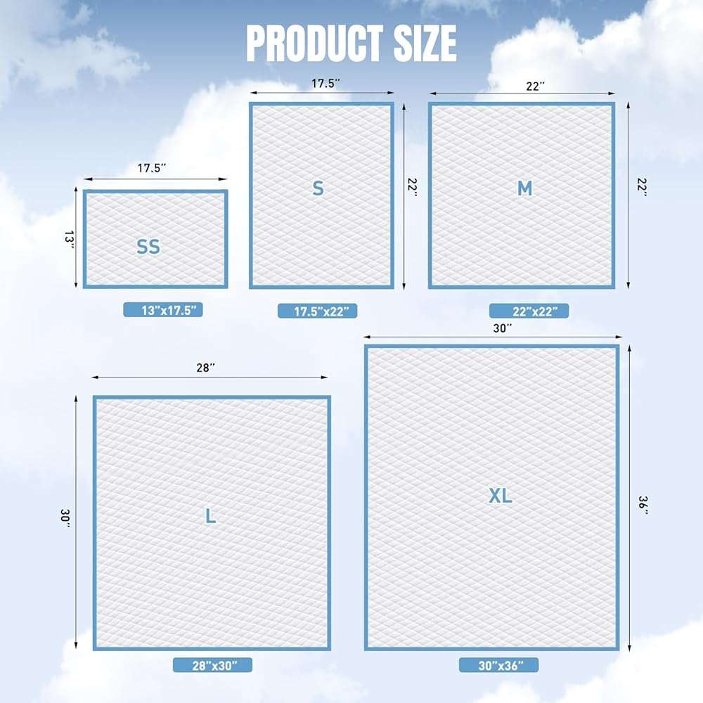 GoofyPet 38 Packs 30"x36" Disposable Puppy Pads, Dog Training Pads, Super Absorbency Disposable Underpads with Leak-Proof and Odor Control, Disposable Training Pads for Puppies, Dogs, Cats, Rabbits - Image 5