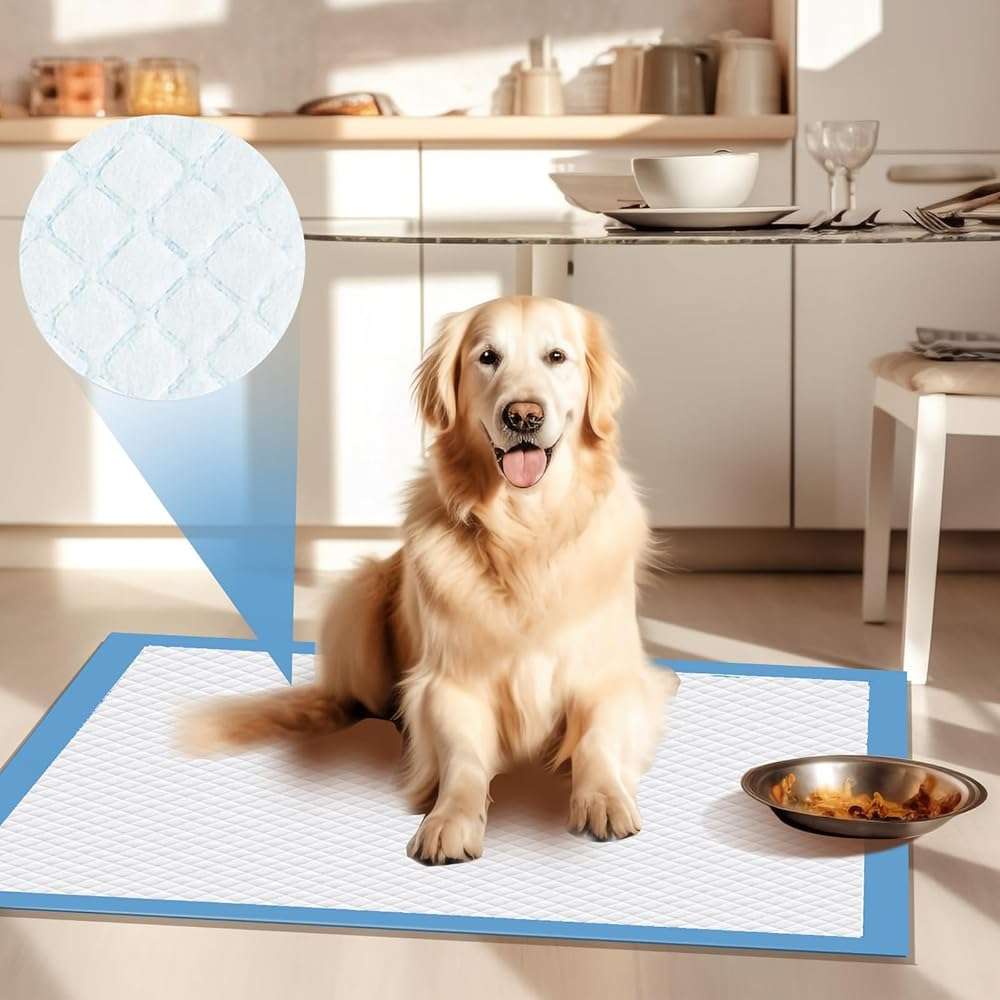 GoofyPet 38 Packs 30"x36" Disposable Puppy Pads, Dog Training Pads, Super Absorbency Disposable Underpads with Leak-Proof and Odor Control, Disposable Training Pads for Puppies, Dogs, Cats, Rabbits - Image 7