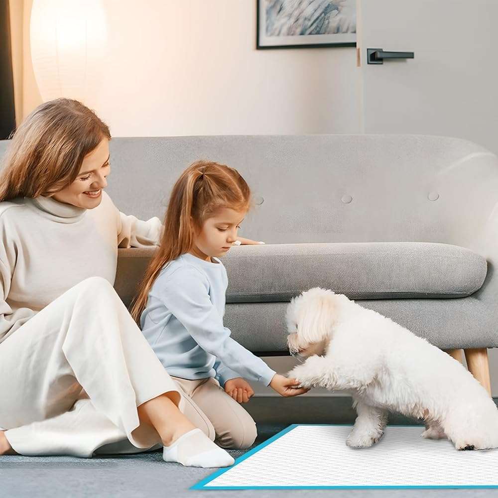 GoofyPet 38 Packs 30"x36" Disposable Puppy Pads, Dog Training Pads, Super Absorbency Disposable Underpads with Leak-Proof and Odor Control, Disposable Training Pads for Puppies, Dogs, Cats, Rabbits - Image 8
