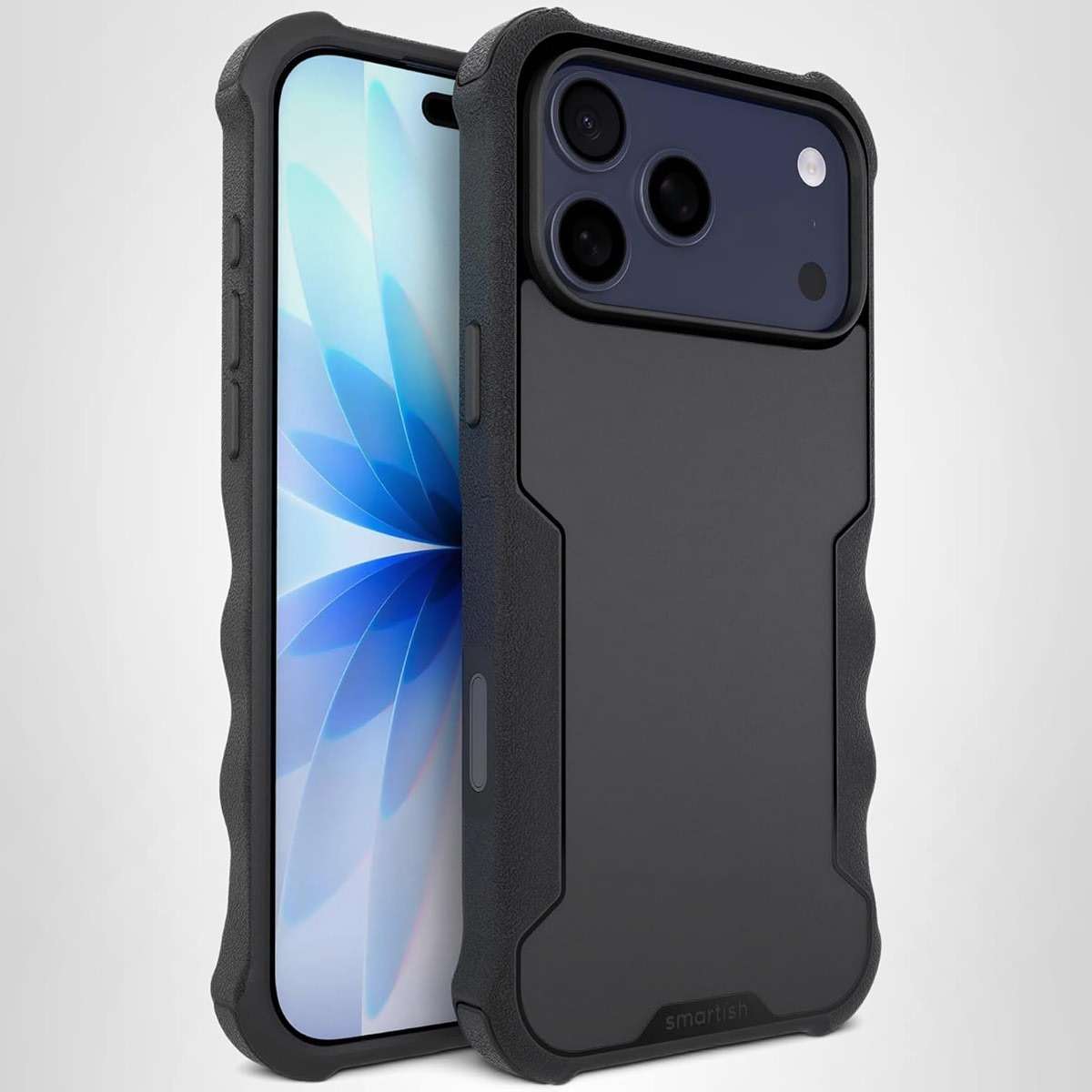Smartish® iPhone 17e/16e MagSafe Case - Gripzilla Protective Magnetic Case for Men [Rugged + Tough] Military Grade Heavy Duty Grip Armor - Drop Tested for iPhone 17e/16e - Black Tie Affair - Image 11