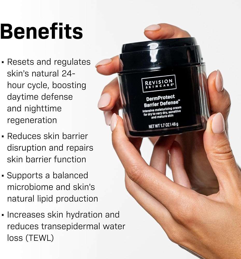 Revision Skincare DermProtect Barrier Defense™, Intensive Moisturizer for Dry, Sensitive, and Mature Skin, Hydrates and Strengthens Skin Barrier - Image 3