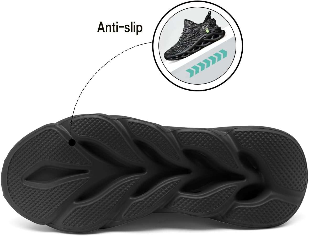 DLWKIPV Men Running Shoes Men's Tennis Shoes Lightweight Breathable Fashion Sneakers Non Slip Workout Gym Shoes for Running - Image 5
