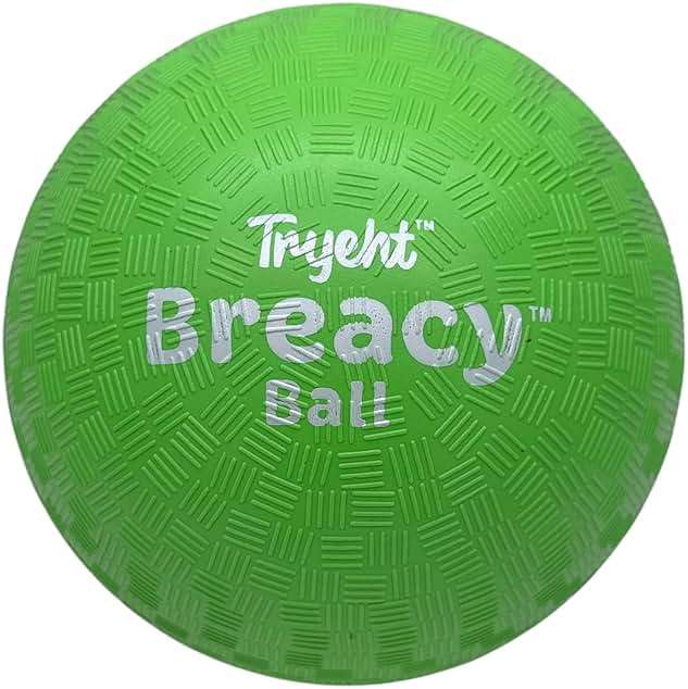Tryeht Self Inflating Ball 5", Rubber New Feel Breacy Ball, Hi Bouncy, Never Need Pump, Neon Green, Playground Balls, Handball, Dodgeballs, Picnic and School Play in and Outdoor - Image 9